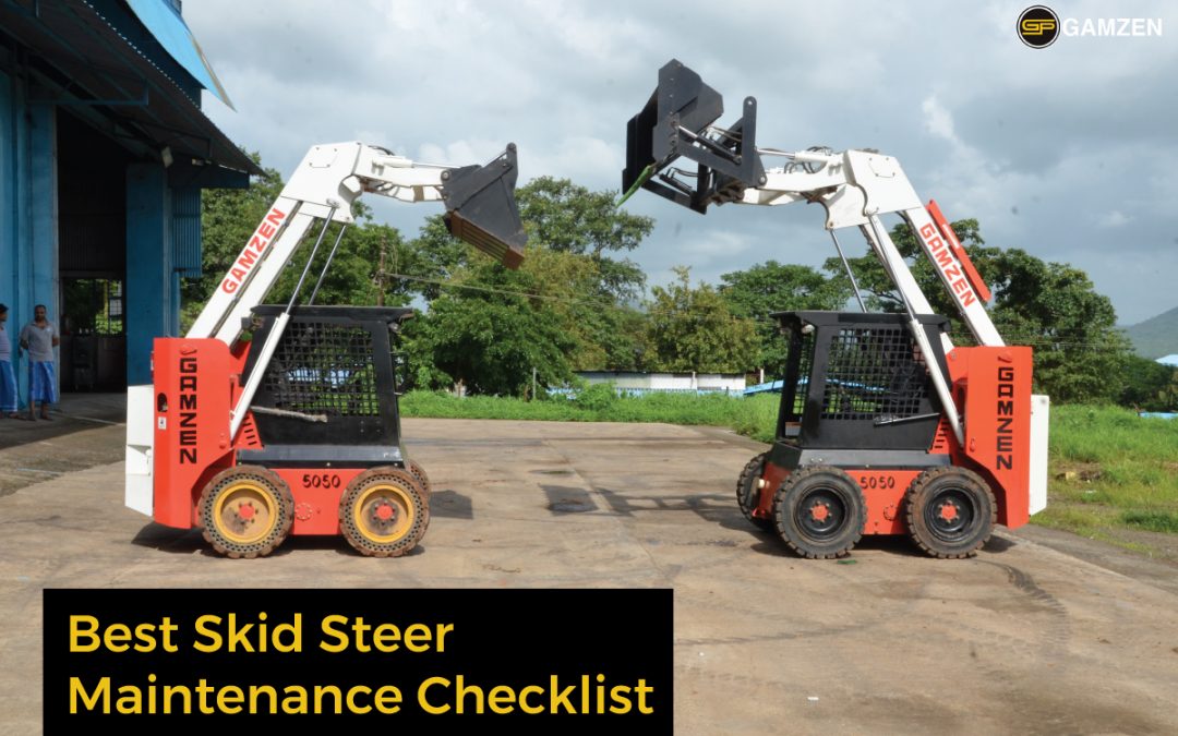 skid steer maintenance checklist