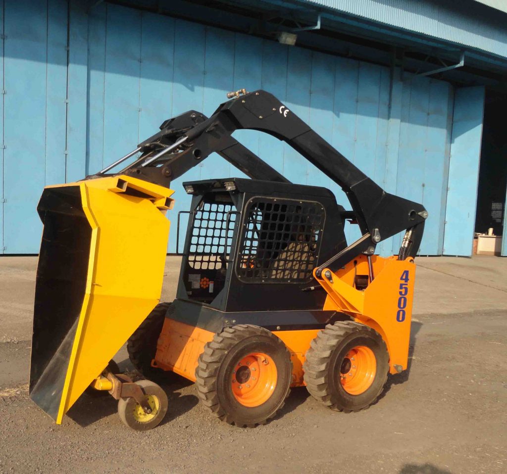 Best skid steer Dumper Bucket Attachment Manufacturer In India