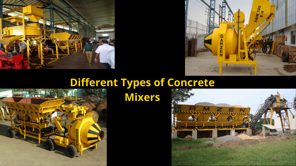 Different Types of Concrete Mixers Gamzen