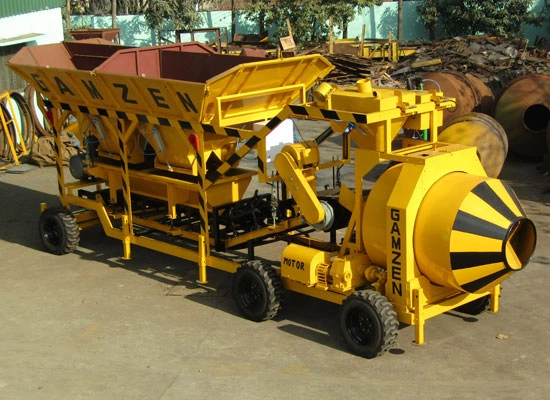 DRUM TYPE MIXER, concrete batching plant