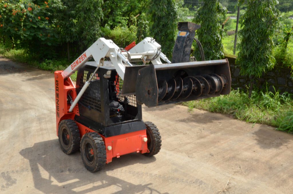 Skid Steer Snow Blower Attachment