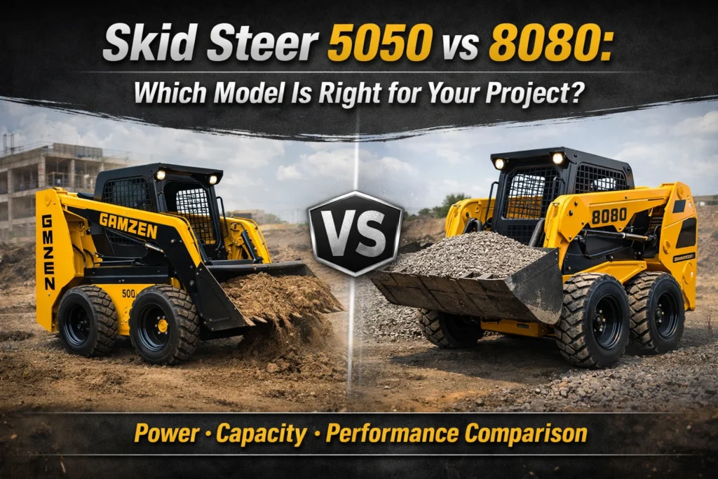 Skid Steer Loader5050 vs 8080 Gamzen India
