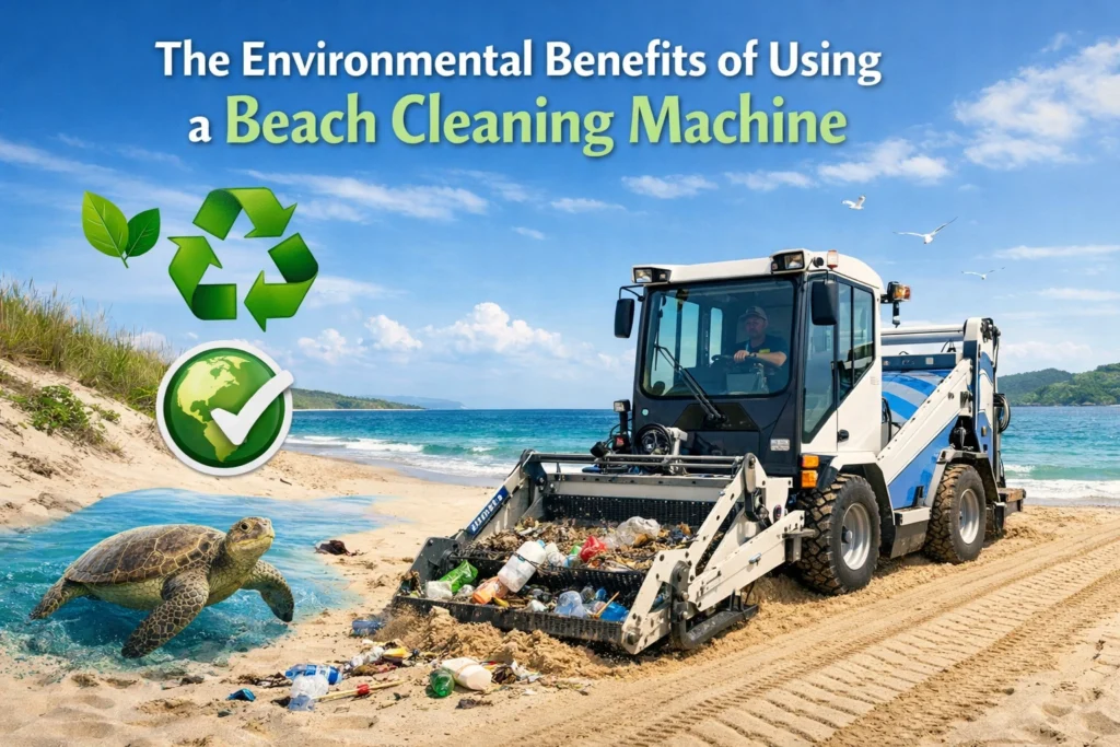 The Environmental Benefits of Using a Beach Cleaning Machine