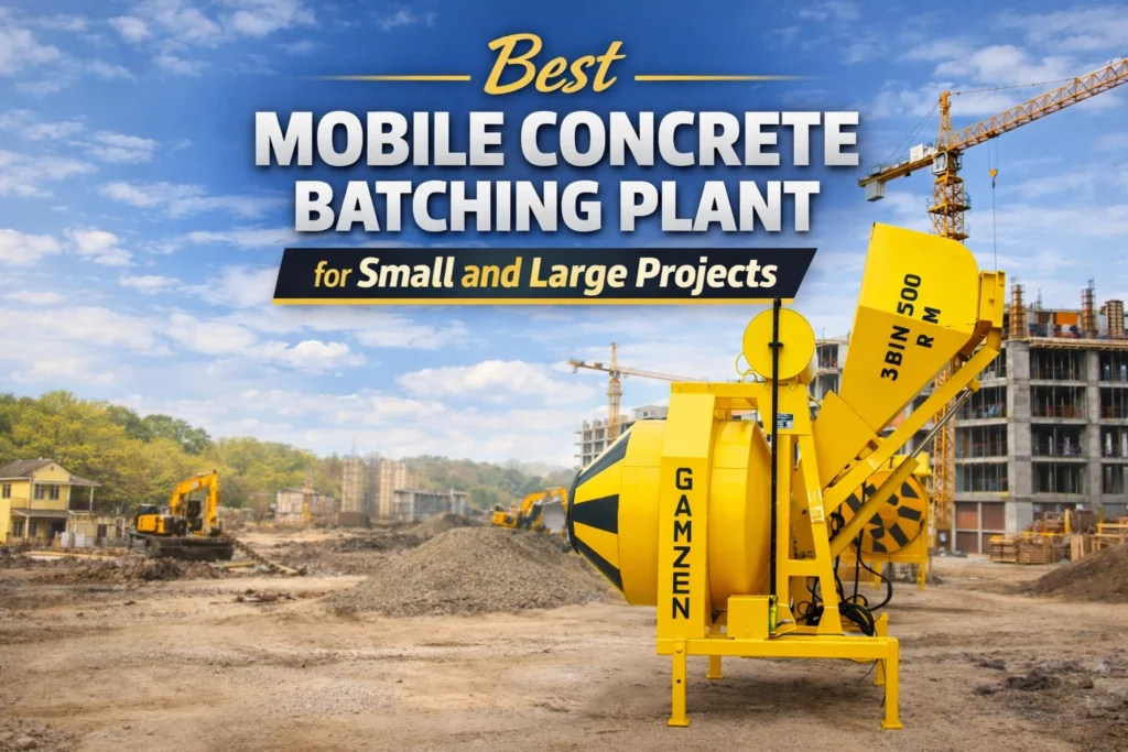 Best Mobile Concrete Batching Plant for Small and Large Projects