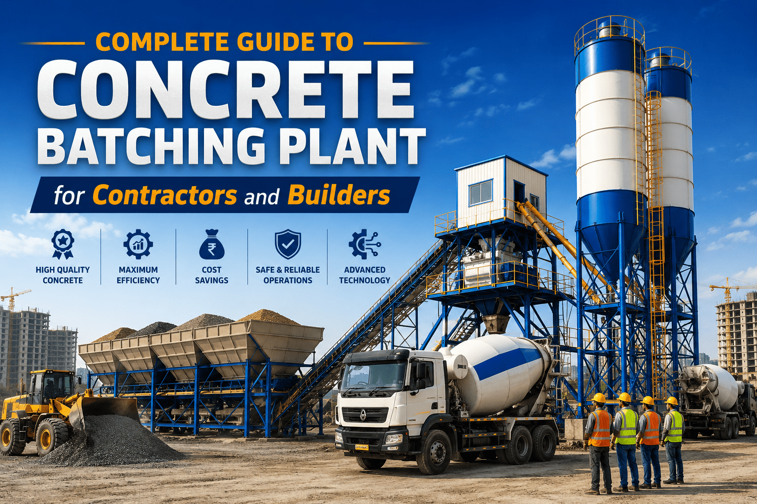 Concrete Batching Plant Guide for Contractors and Builders
