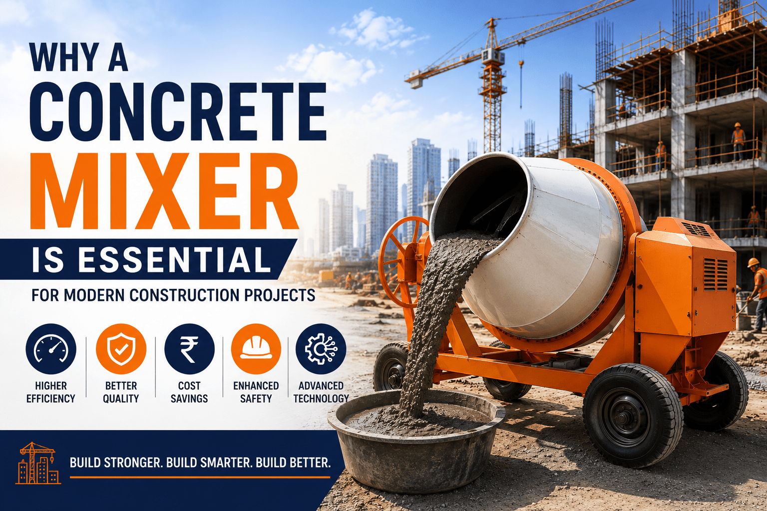 Why a Concrete Mixer is Essential for Modern Construction Projects