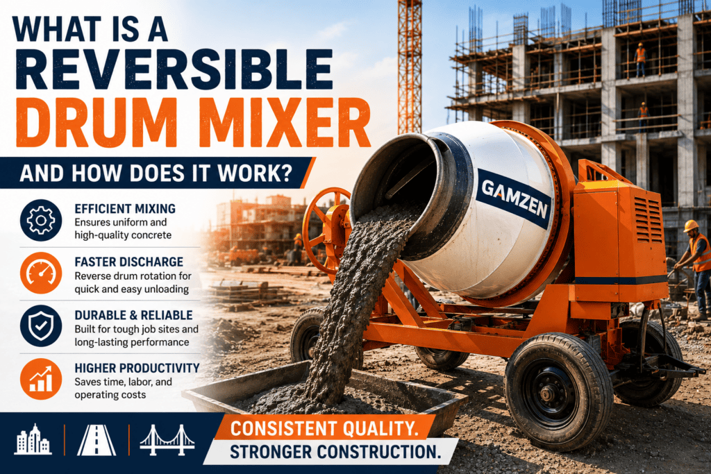 Reversible Drum Mixer