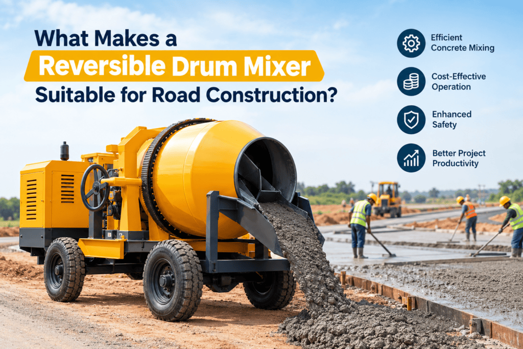 Reversible Drum Mixer